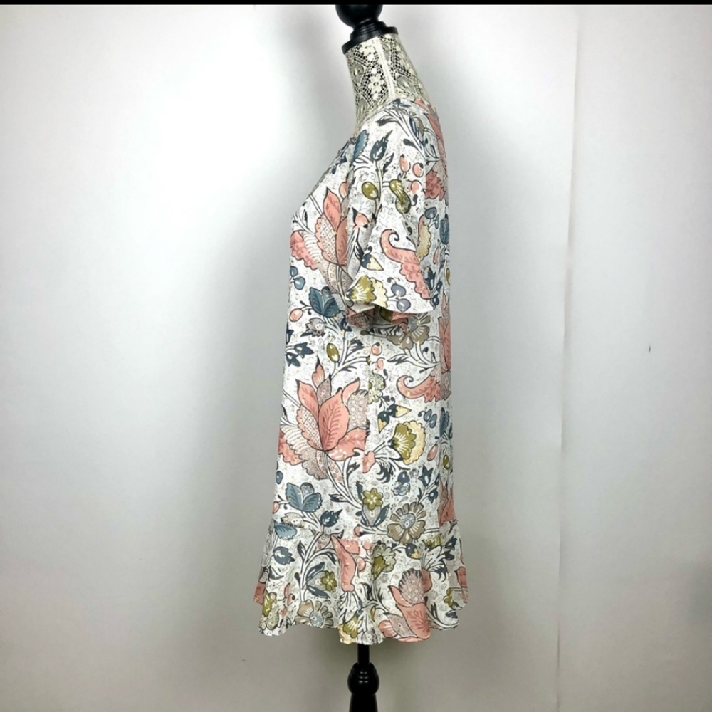 Loft shimmer dress flounce hem - Picture 7 of 15